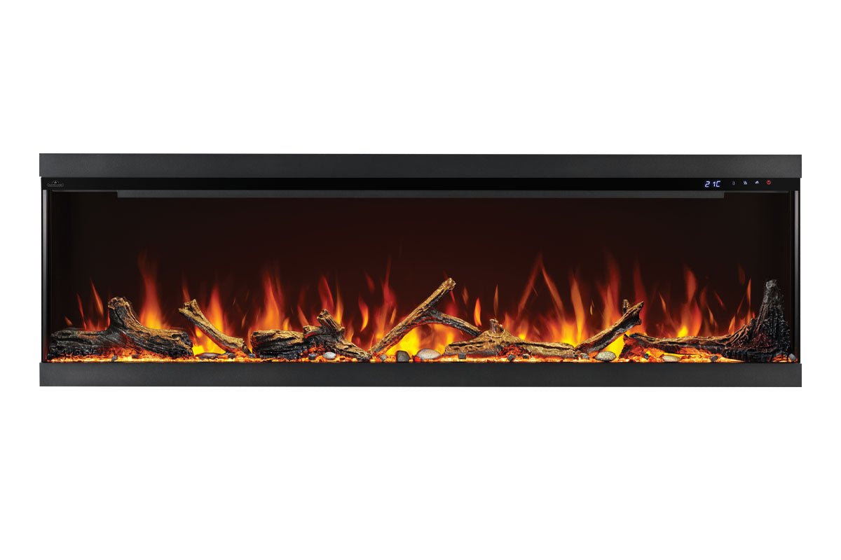 Napoleon Astound 74" FlexMount Smart Multi - Side Wall Mount | Recessed Electric Fireplace - Multi - Side View Electric Fireplace by Napoleon | Buy at Agent BBQ
