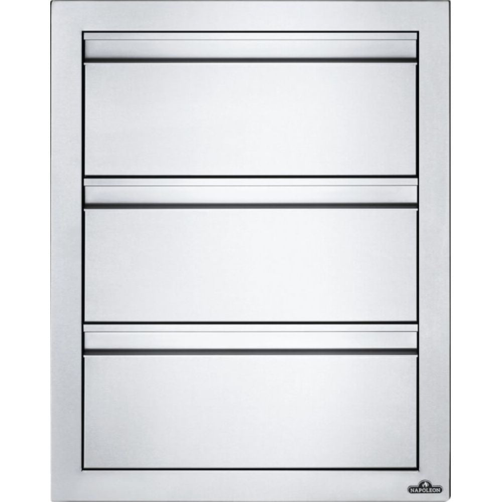 Napoleon BI - 1824 - 3DR - 18" x 24" Triple Drawer - by Napoleon | Buy at Agent BBQ