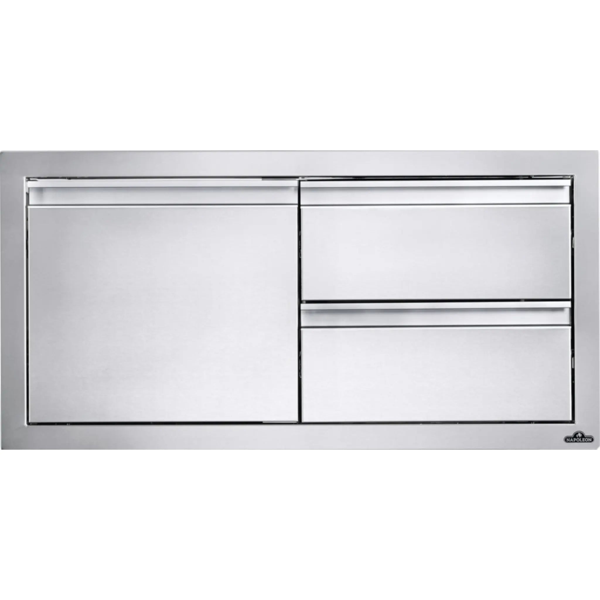Napoleon BI - 3616 - 1D2DR 36" x 16" Single Door and Double Drawer Cabinet Cabinet for BIG38RB - by Napoleon | Buy at Agent BBQ