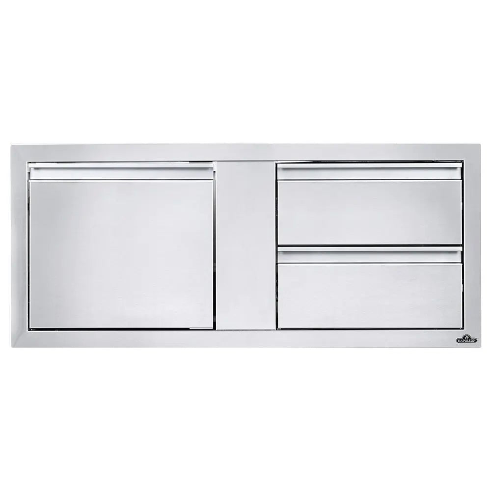 Napoleon BI - 4216 - 1D2DR - 42" x 16" Single Door & Double Drawer Combo - by Napoleon | Buy at Agent BBQ