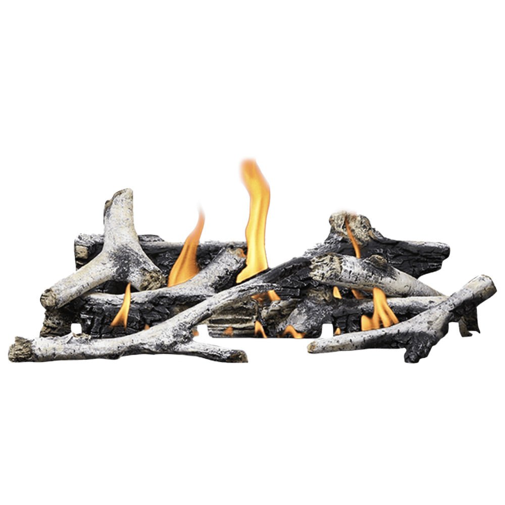 Napoleon Birch High Definition Log Kit for Linear Vector Series 50 - Inch Direct Vent Gas Fireplaces - by Napoleon | Buy at Agent BBQ