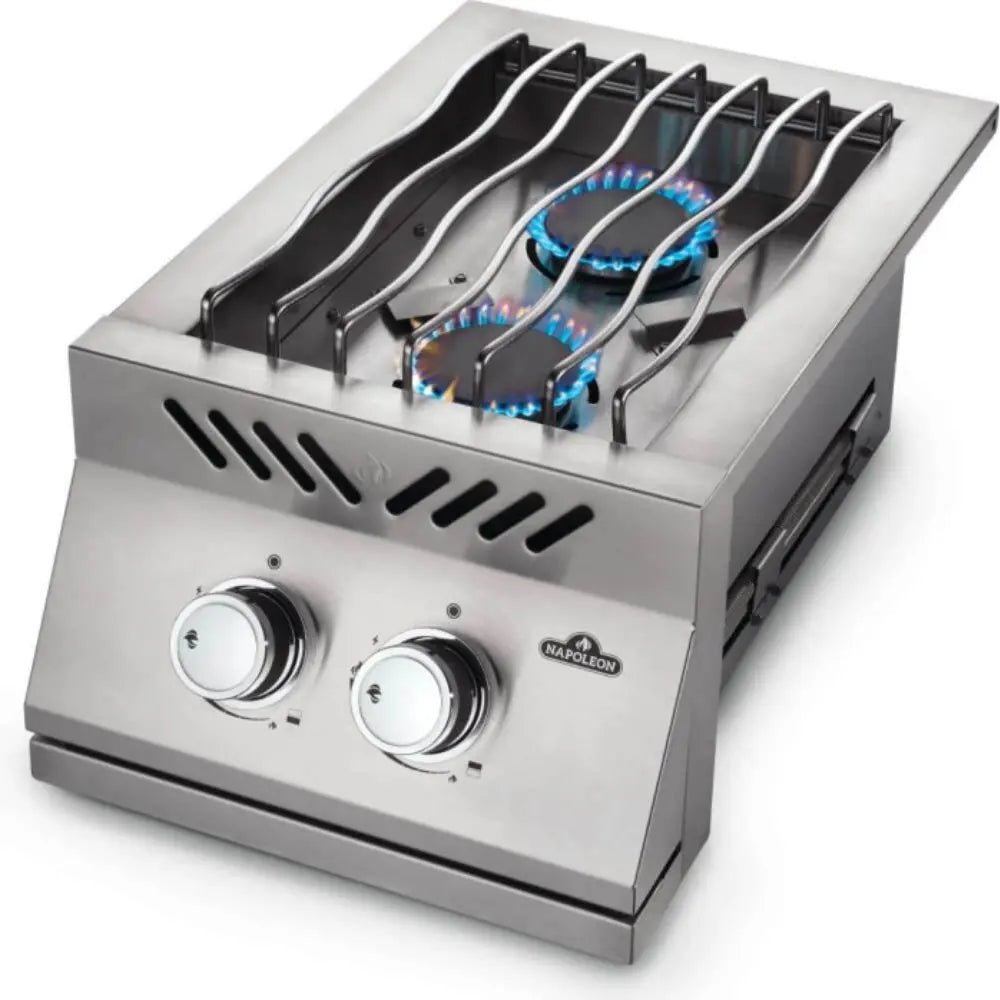 Napoleon Built - in 500 Series Inline Dual Range Top Burner - BI12RTSS - Infrared Burner by Napoleon | Buy at Agent BBQ
