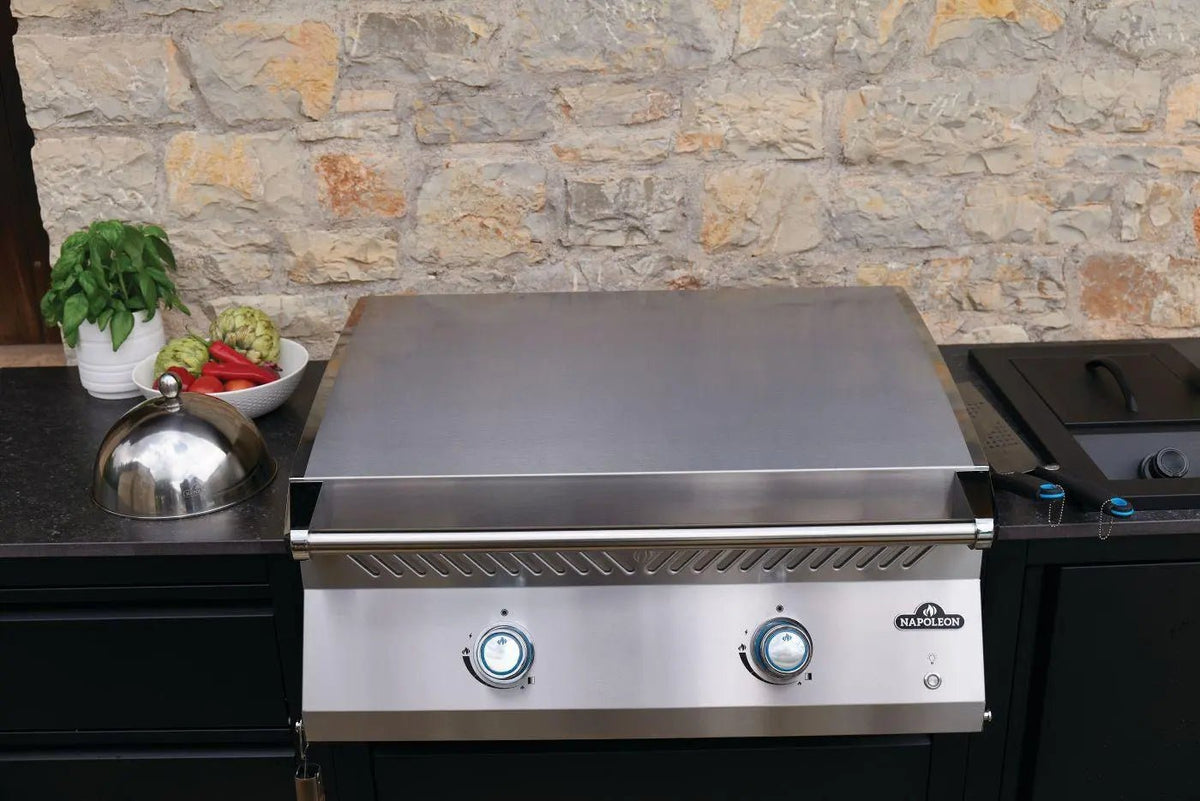 Napoleon Built - In 700 Series 32 - Inch Gas Griddle - BIG32FTSS - Outdoor Griddles by Napoleon | Buy at Agent BBQ