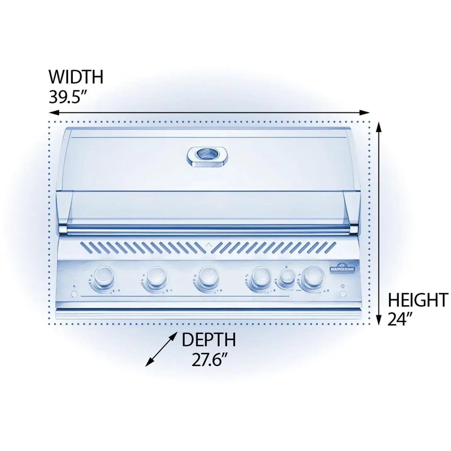 Napoleon Built - In 700 Series 38 - Inch - BIG38RBSS - 1 - Outdoor Grills by Napoleon | Buy at Agent BBQ