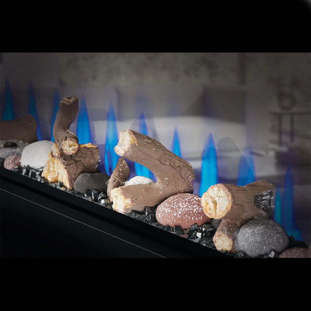 Napoleon Clearion Elite 50" See Thru Electric Fireplace in Stainless Steel - See Through Electric Fireplace by Napoleon | Buy at Agent BBQ