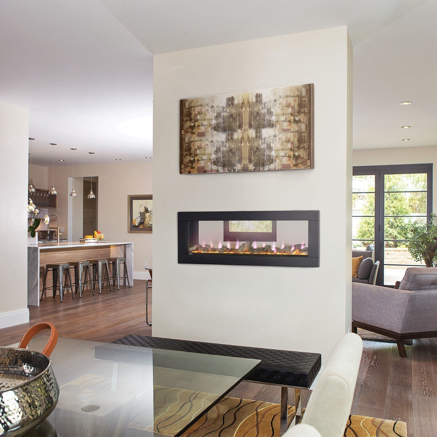 Napoleon Clearion Elite 50" See Thru Electric Fireplace - See Through Electric Fireplace by Napoleon | Buy at Agent BBQ
