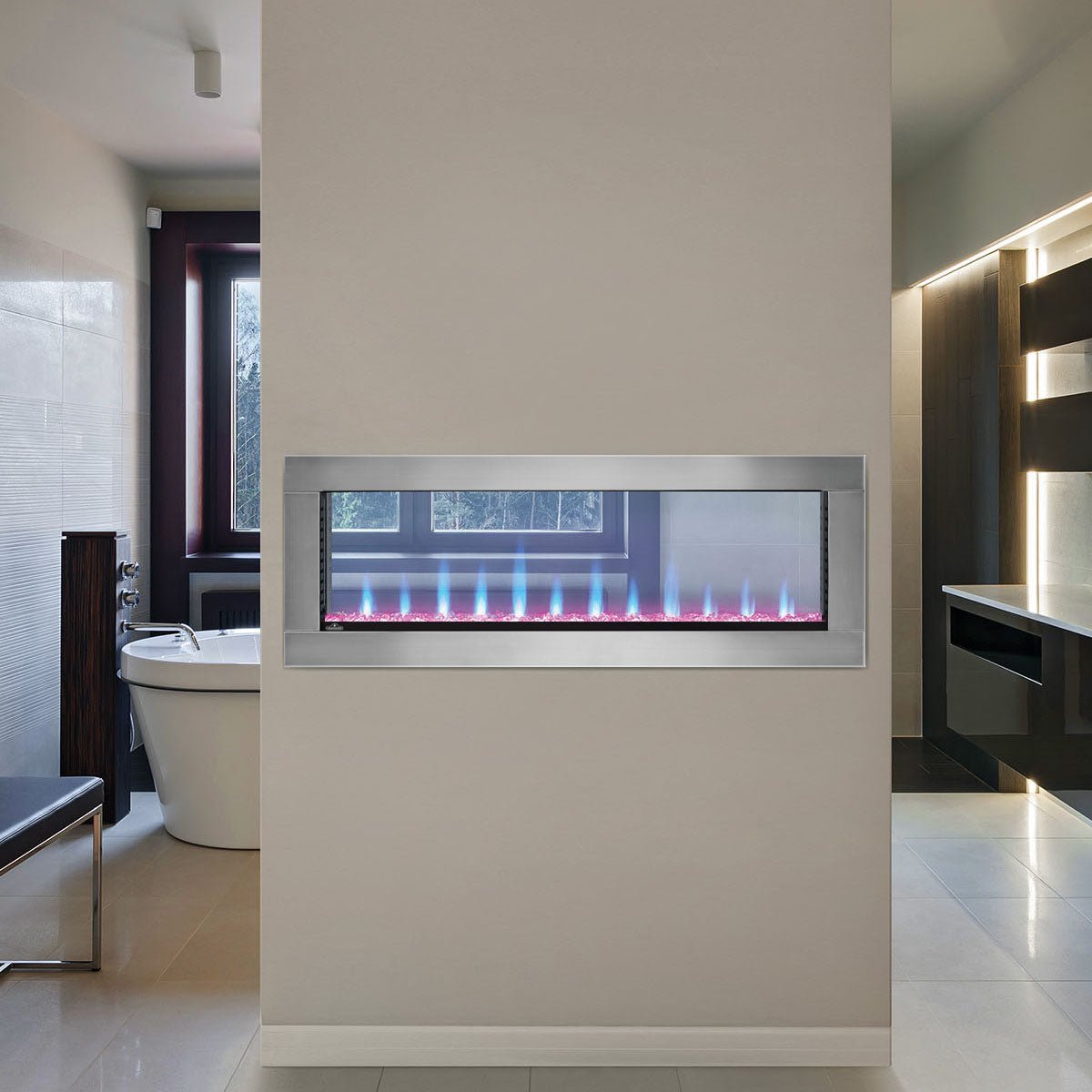 Napoleon Clearion Elite 50" See Thru Electric Fireplace - See Through Electric Fireplace by Napoleon | Buy at Agent BBQ