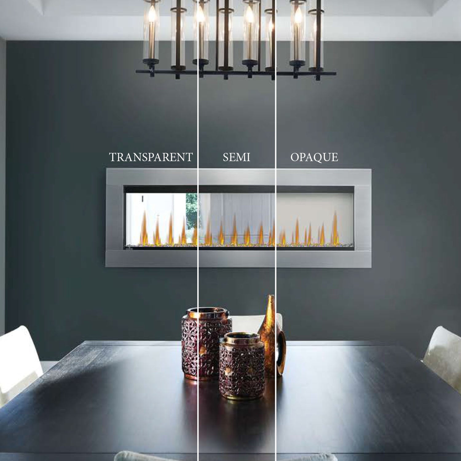 Napoleon Clearion Elite 60" See Thru Electric Fireplace - See Through Electric Fireplace by Napoleon | Buy at Agent BBQ