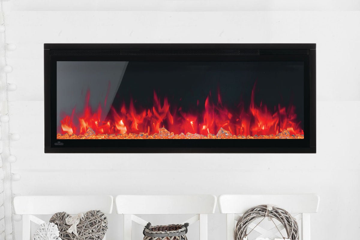 Napoleon Entice 42" Wall Mount / Recessed Linear Electric Fireplace - Wall Mount Built In Electric Fireplace by Napoleon | Buy at Agent BBQ