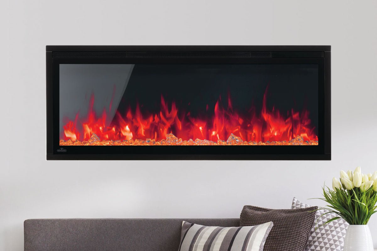 Napoleon Entice 42" Wall Mount / Recessed Linear Electric Fireplace - Wall Mount Built In Electric Fireplace by Napoleon | Buy at Agent BBQ