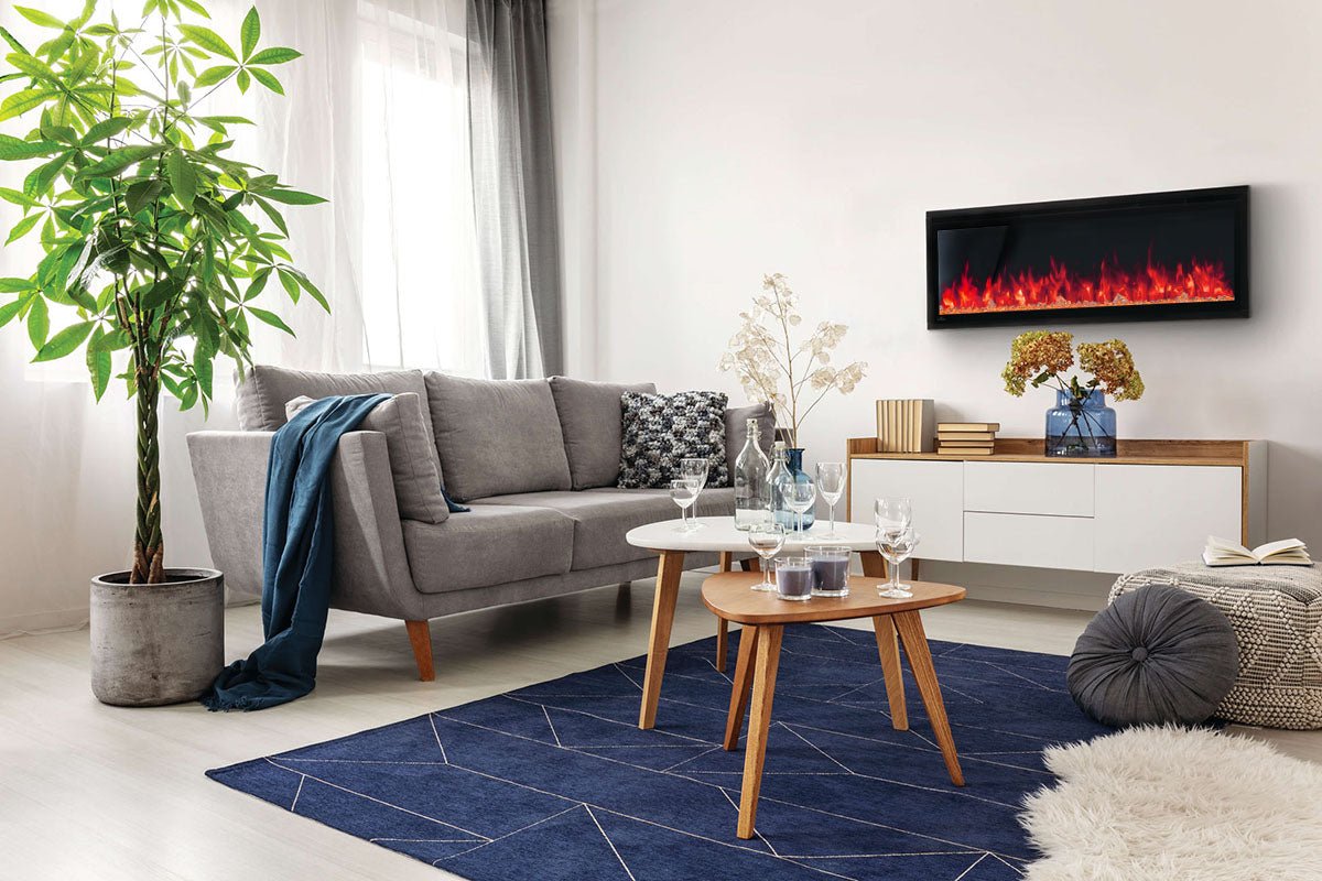 Napoleon Entice 50" Wall Mount / Recessed Linear Electric Fireplace - Wall Mount Built In Electric Fireplace by Napoleon | Buy at Agent BBQ