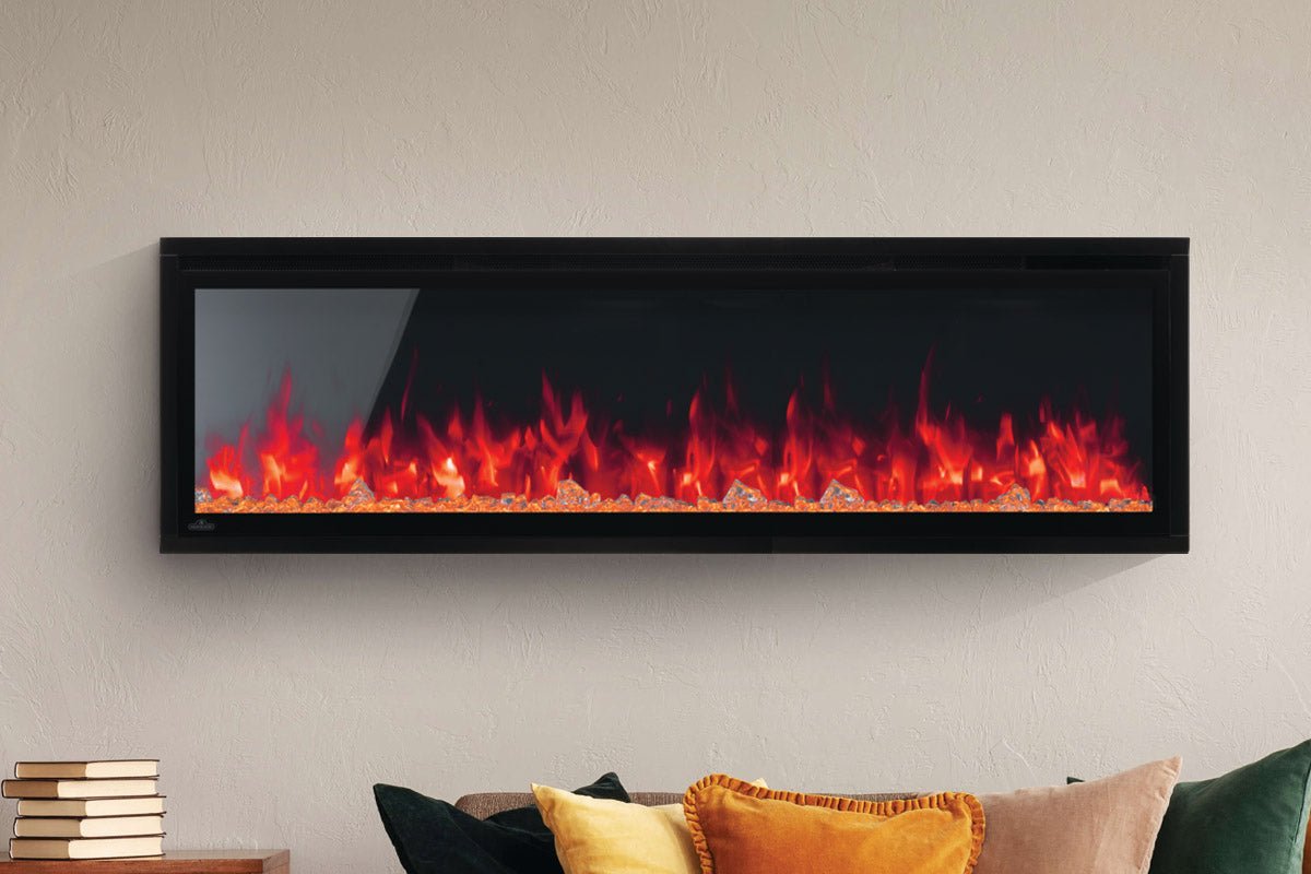 Napoleon Entice 50" Wall Mount / Recessed Linear Electric Fireplace - Wall Mount Built In Electric Fireplace by Napoleon | Buy at Agent BBQ