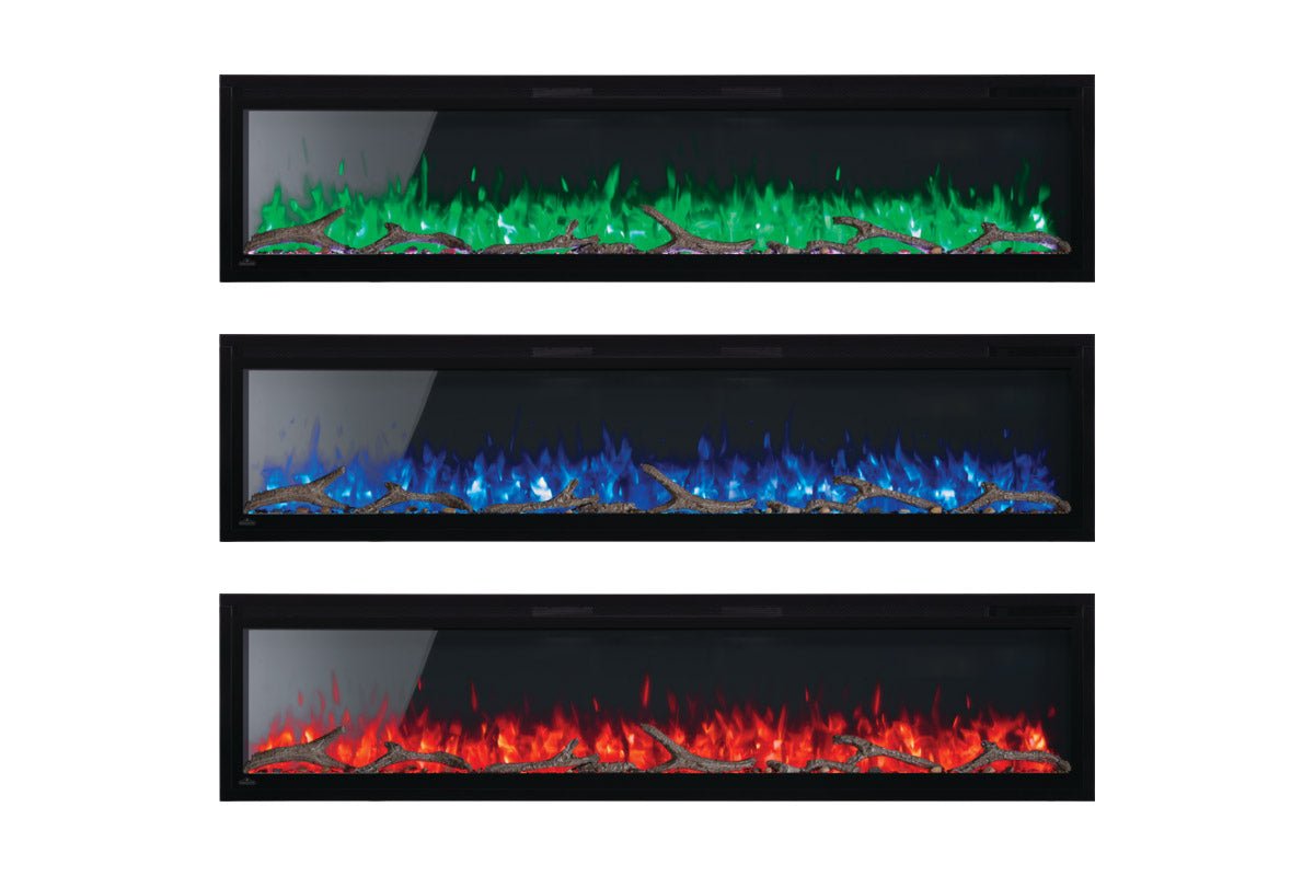 Napoleon Entice 60" Wall Mount / Recessed Linear Electric Fireplace - Wall Mount Built In Electric Fireplace by Napoleon | Buy at Agent BBQ