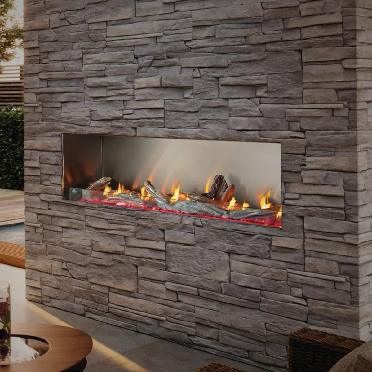 Napoleon Galaxy 62-Inch Stainless Steel Linear Outdoor Gas Fireplace - by Napoleon | Buy at Agent BBQ