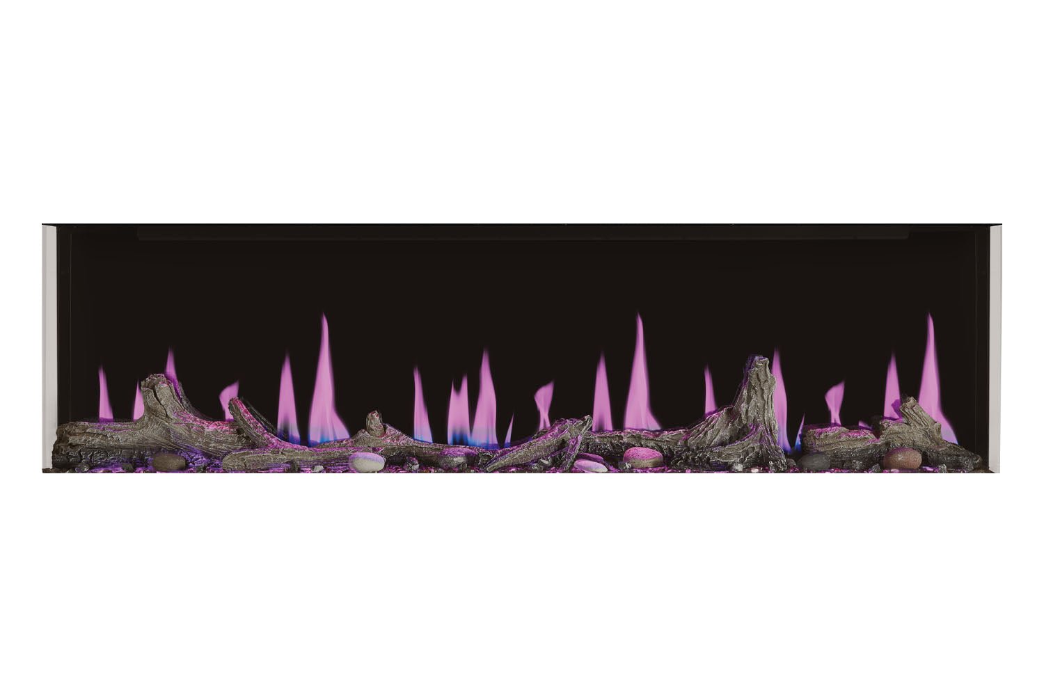 Napoleon Luminex 65" LCD Virtual Smart Multi - Sided Built In Electric Fireplace - Multi - Side View Electric Fireplace by Napoleon | Buy at Agent BBQ