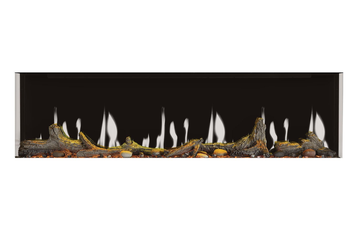 Napoleon Luminex 65" LCD Virtual Smart Multi - Sided Built In Electric Fireplace - Multi - Side View Electric Fireplace by Napoleon | Buy at Agent BBQ