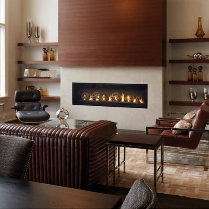 Napoleon Luxuria 62" Linear Direct Vent Gas Fireplace | LVX62NX - 1 - by Napoleon | Buy at Agent BBQ