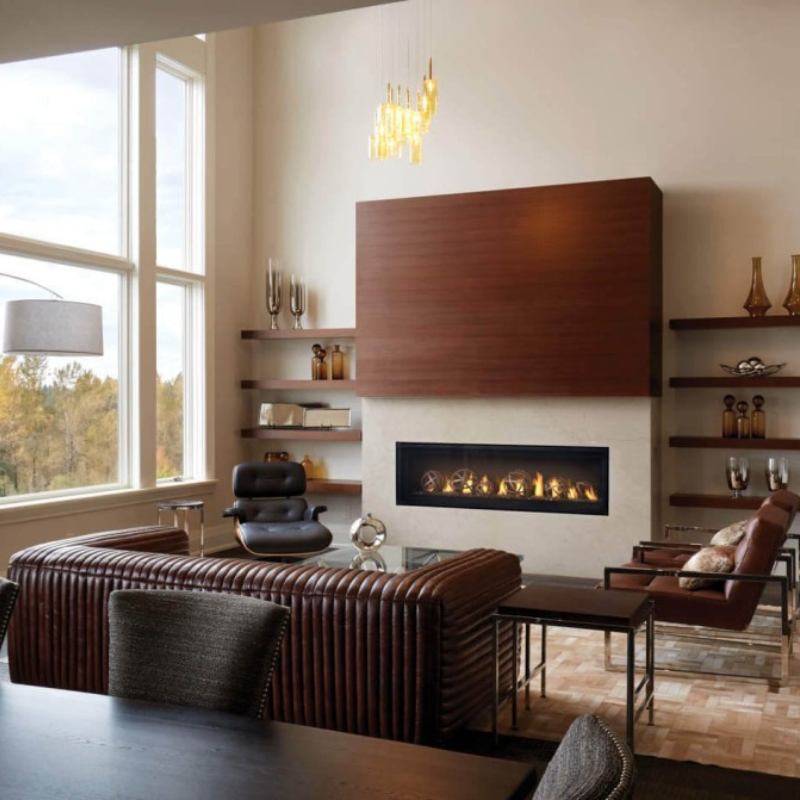 Napoleon Luxuria 62" See Thru Linear Direct Vent Gas Fireplace | LVX62N2X - by Napoleon | Buy at Agent BBQ