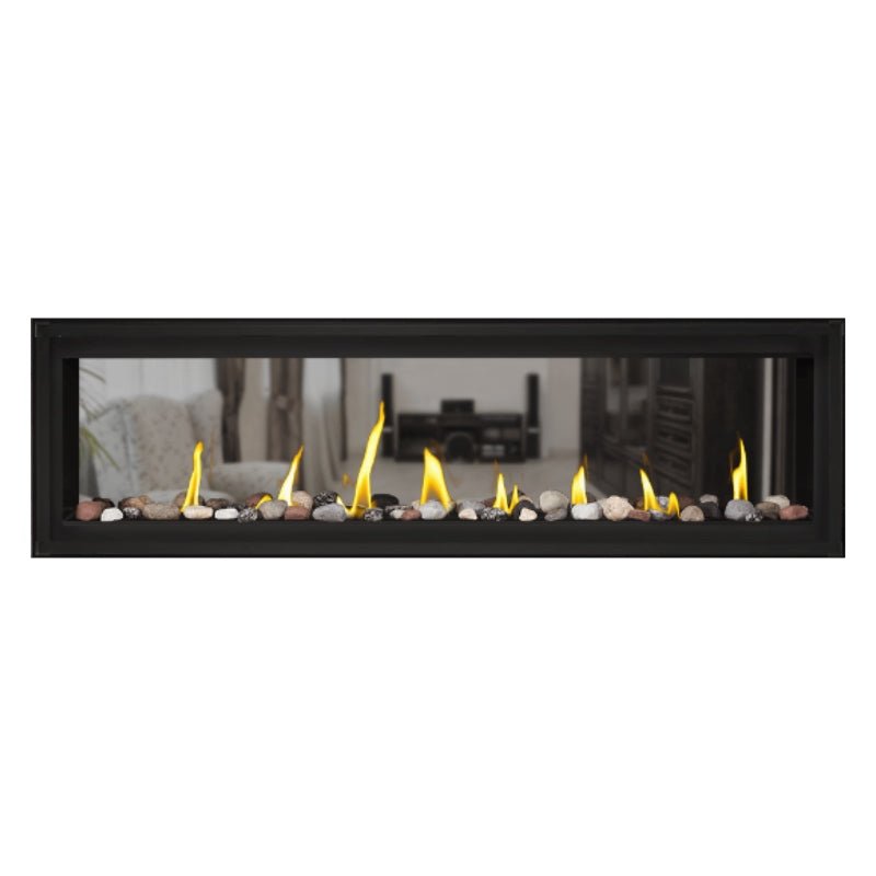 Napoleon Luxuria 74" See Thru Linear Direct Vent Gas Fireplace | LVX74N2X - by Napoleon | Buy at Agent BBQ