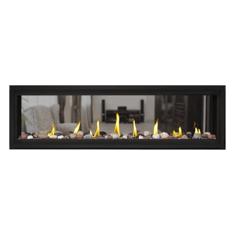 Napoleon Luxuria 74" See Thru Linear Direct Vent Gas Fireplace | LVX74N2X - by Napoleon | Buy at Agent BBQ