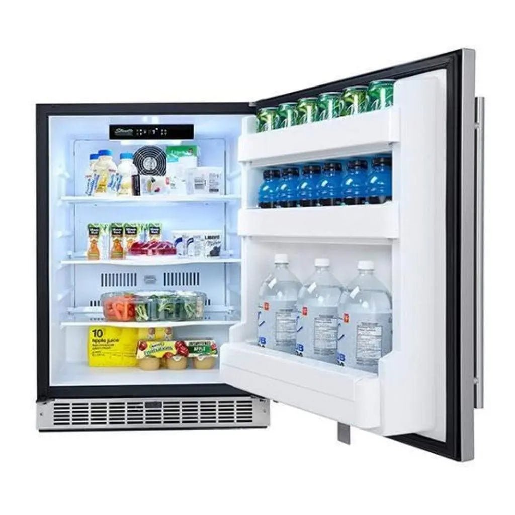 Napoleon Oasis 24" Outdoor Rated Stainless Steel Fridge - NFR055OUSS - Outdoor Kitchen by Napoleon | Buy at Agent BBQ