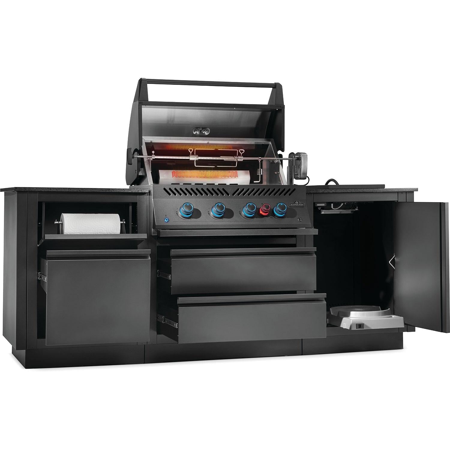 Napoleon OASIS 301 Outdoor Kitchen Island w/ Side Burner & 700 Series 32 - inch Grill Head - ODK301 - BIG32 - Gas Grill by Napoleon | Buy at Agent BBQ
