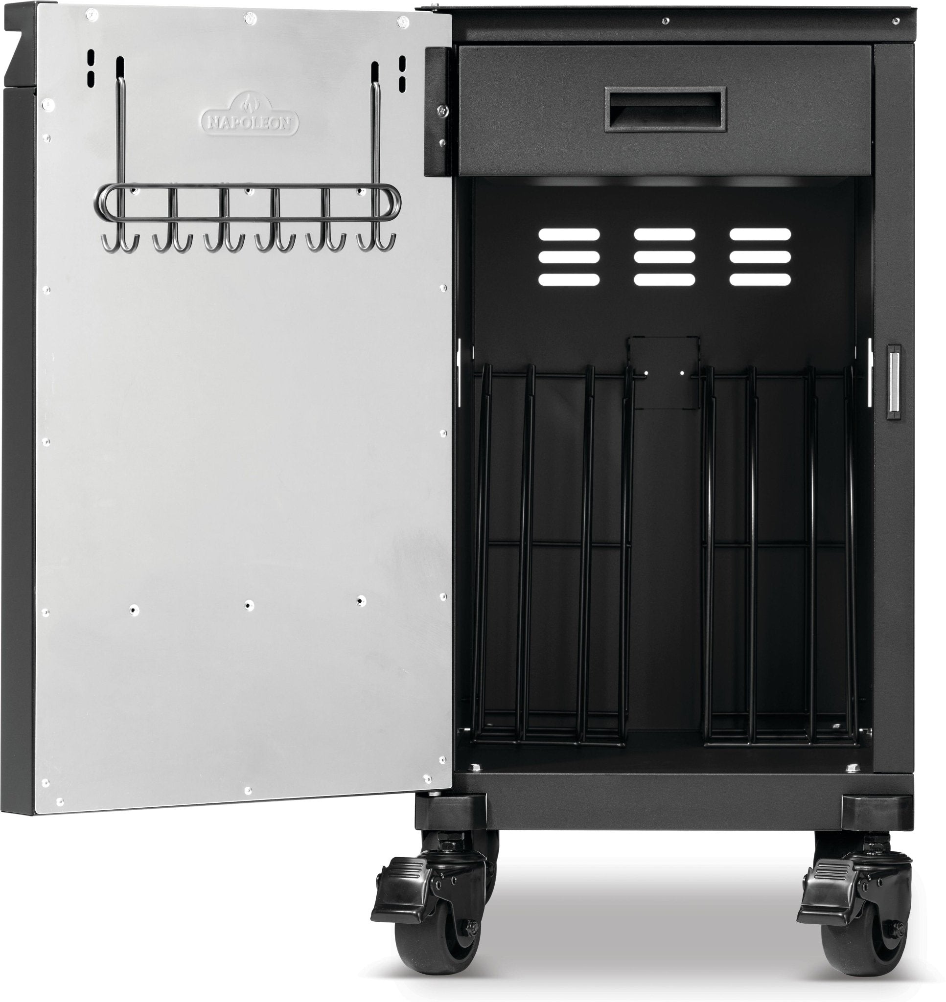 Napoleon Phantom Prestige Under Grill Storage (2 Carts) - by Napoleon | Buy at Agent BBQ