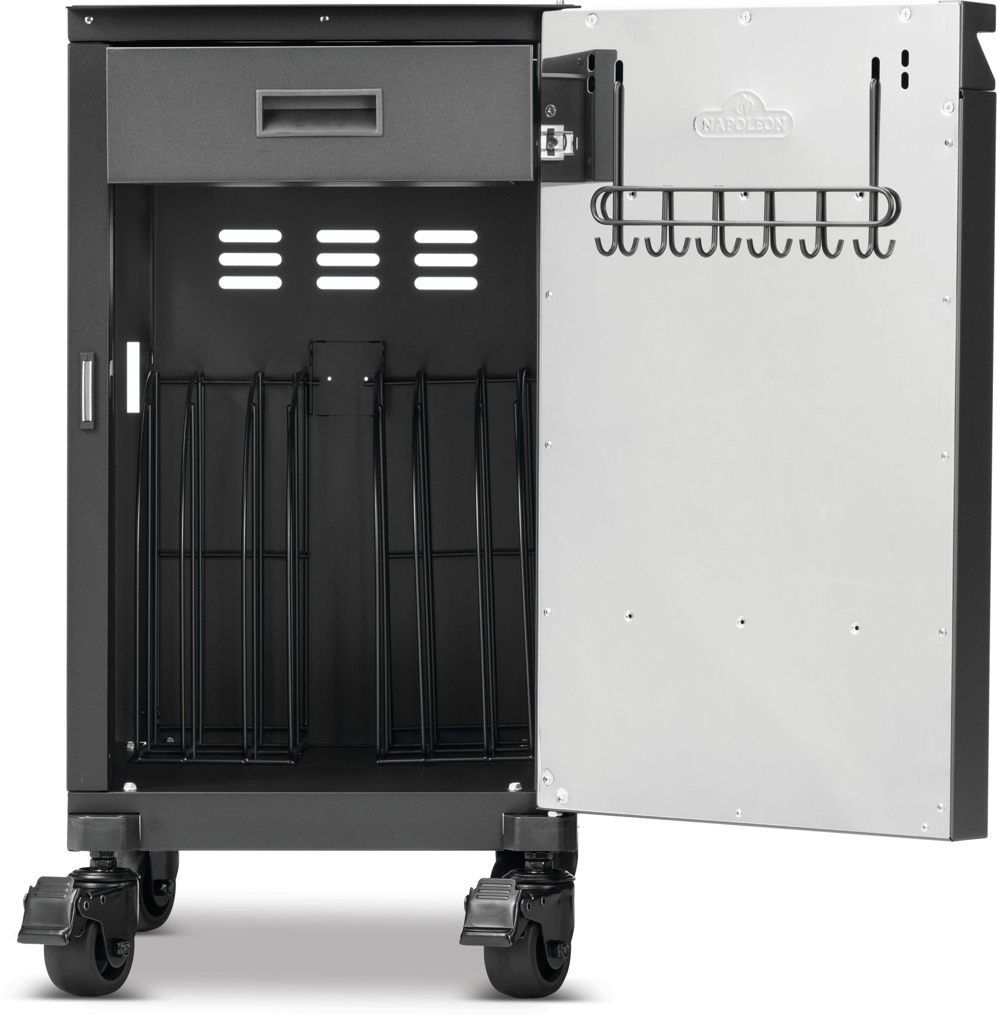 Napoleon Phantom Prestige Under Grill Storage (2 Carts) - by Napoleon | Buy at Agent BBQ