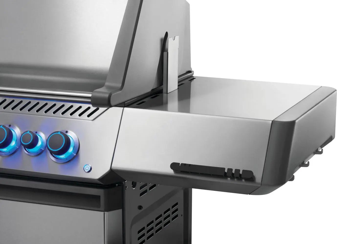 Napoleon Prestige 500 4 - Burner Propane Grill w/ Rotisserie & Side Burner - P500VRSIBSS - Outdoor Grills by Napoleon | Buy at Agent BBQ