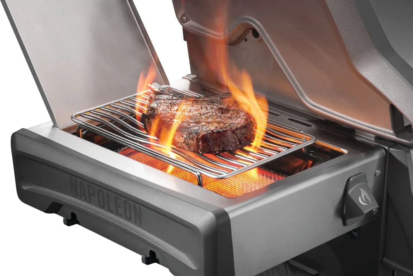 Napoleon Rogue PRO 625 5 - Burner Gas Grill w/ Side Burner (Stainless Steel) - RP625SISS - 2 - Outdoor Grills by Napoleon | Buy at Agent BBQ