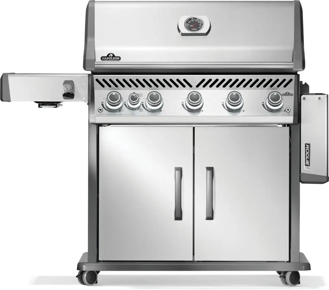 Napoleon Rogue PRO 625 5 - Burner Gas Grill w/ Side Burner (Stainless Steel) - RP625SISS - 2 - Outdoor Grills by Napoleon | Buy at Agent BBQ