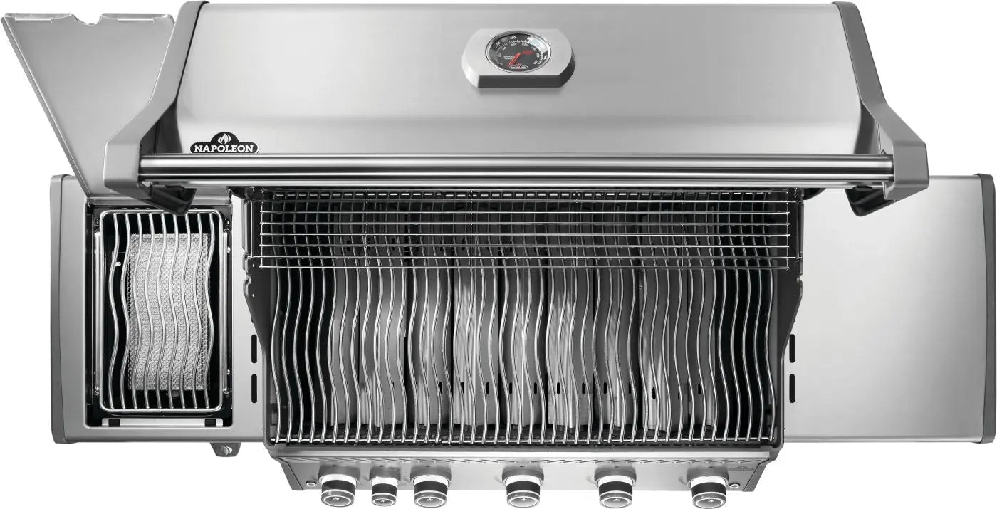 Napoleon Rogue PRO 625 5 - Burner Gas Grill w/ Side Burner (Stainless Steel) - RP625SISS - 2 - Outdoor Grills by Napoleon | Buy at Agent BBQ