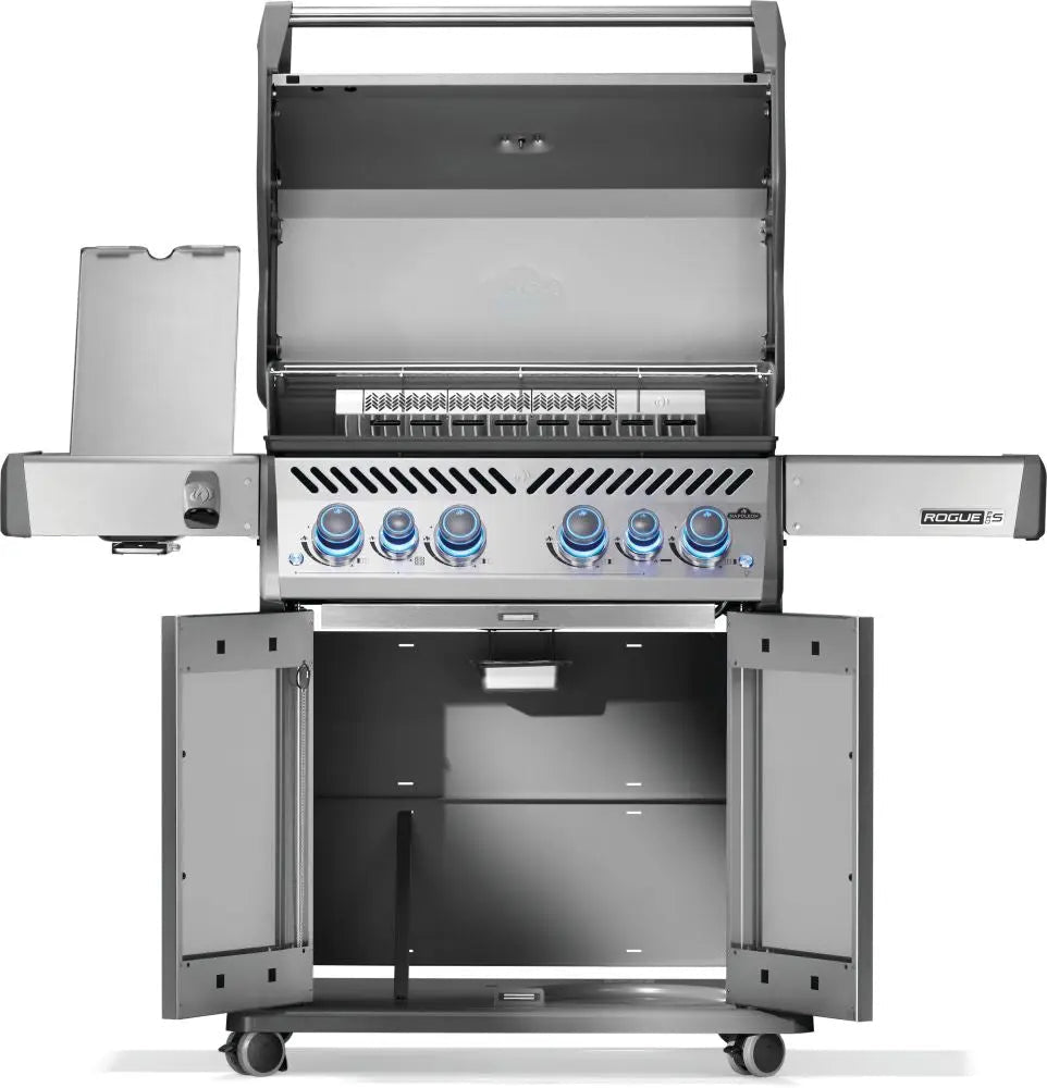 Napoleon Rogue PRO - S 525 4 - Burner Gas Grill w/ Side Burner & SafetyGlow - RPS525RSIBNSS - 2 - Outdoor Grills by Napoleon | Buy at Agent BBQ