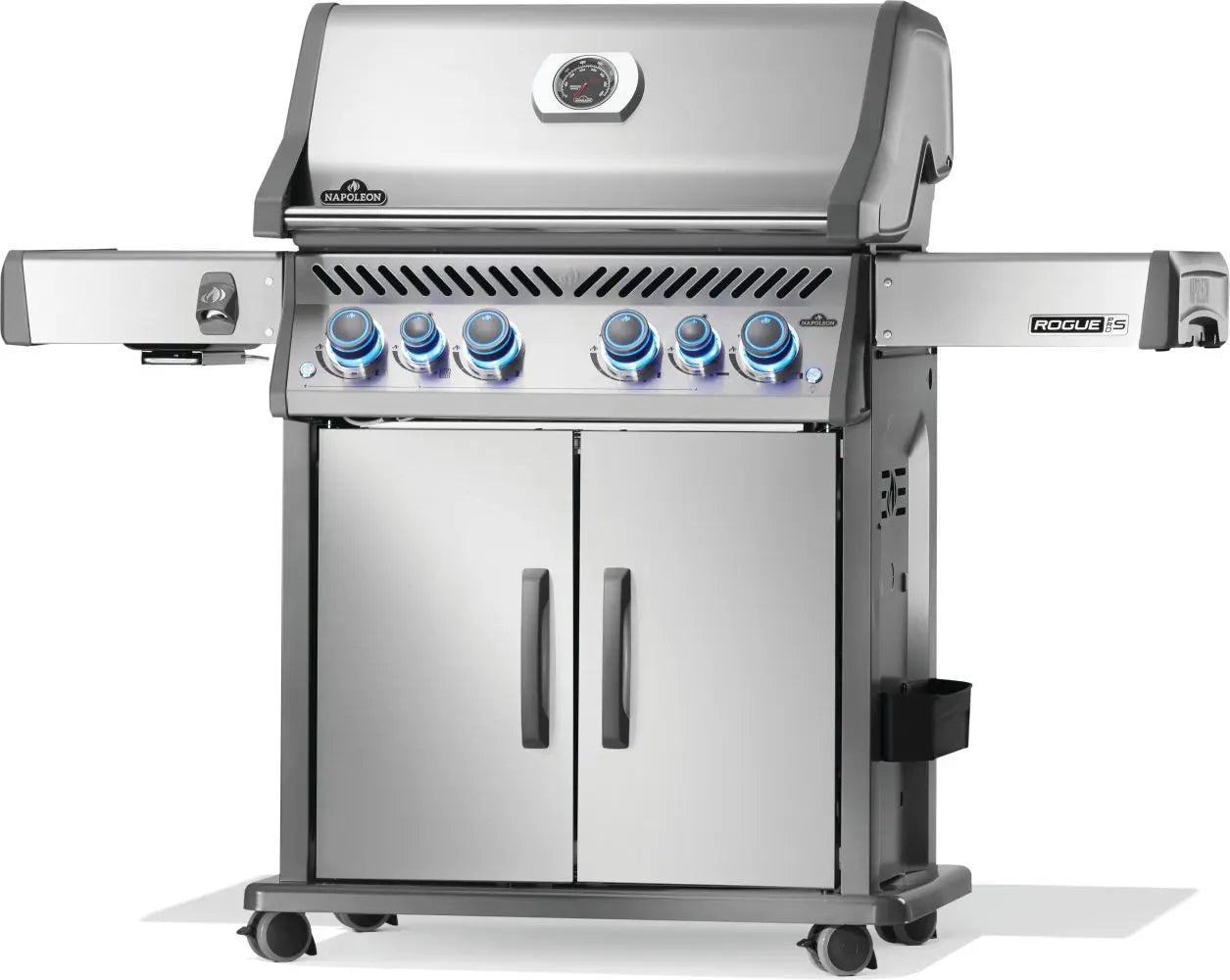 Napoleon Rogue PRO - S 525 4 - Burner Gas Grill w/ Side Burner & SafetyGlow - RPS525RSIBNSS - 2 - Outdoor Grills by Napoleon | Buy at Agent BBQ