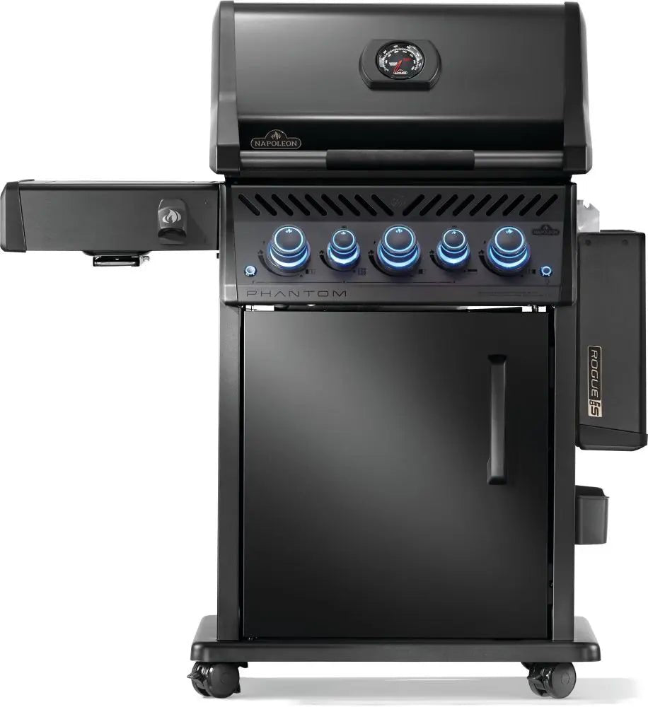 Napoleon Rogue PRO - S Phantom 425 3 - Burner Natural Gas Grill w/ Side Burner & SafetyGlow - RPS425RSIBK - 2 - PHM - Outdoor Grills by Napoleon | Buy at Agent BBQ