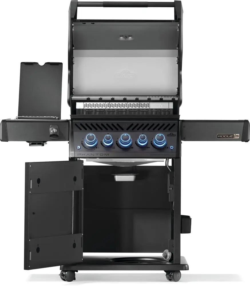 Napoleon Rogue PRO - S Phantom 425 3 - Burner Natural Gas Grill w/ Side Burner & SafetyGlow - RPS425RSIBK - 2 - PHM - Outdoor Grills by Napoleon | Buy at Agent BBQ