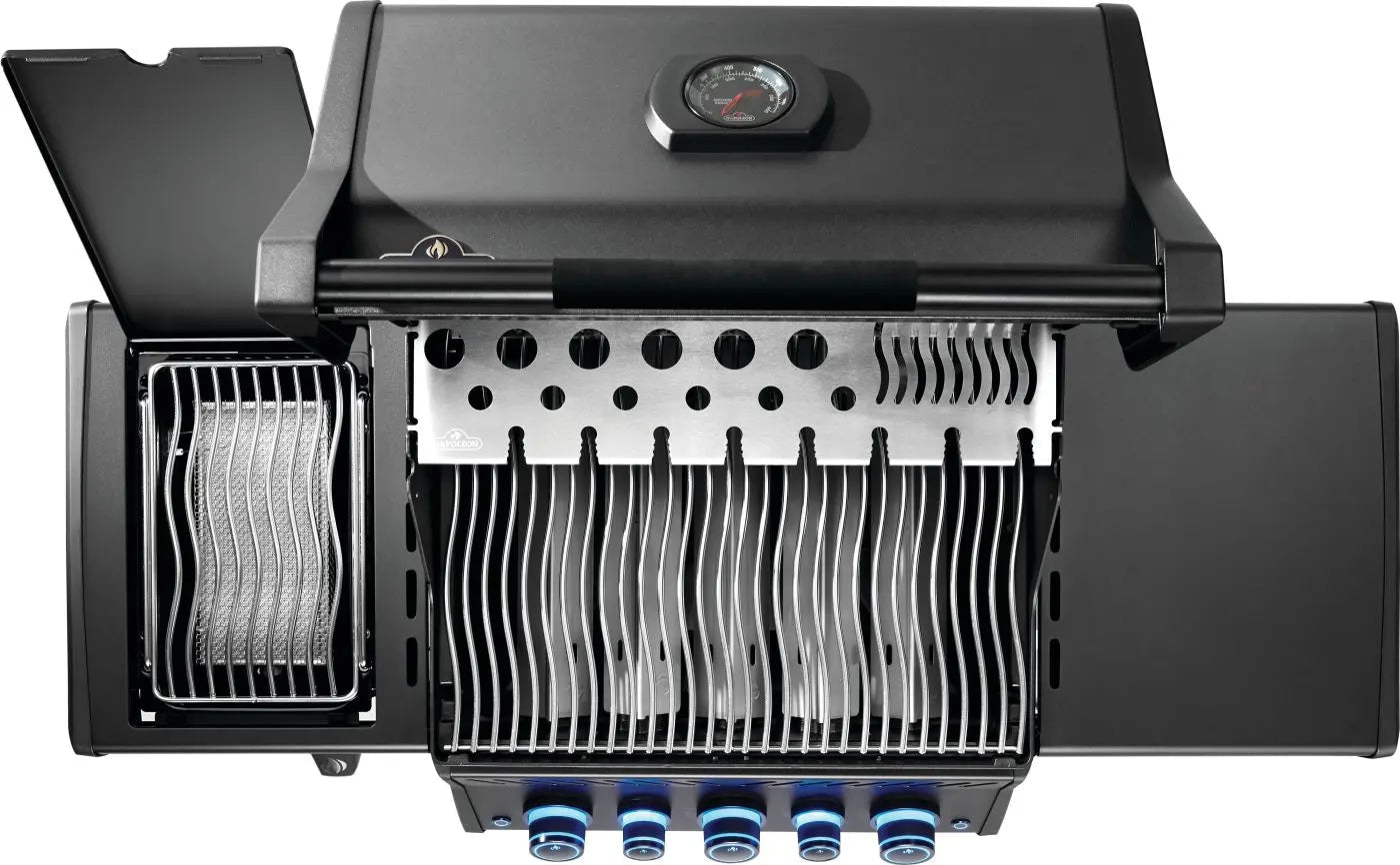 Napoleon Rogue PRO - S Phantom 425 3 - Burner Natural Gas Grill w/ Side Burner & SafetyGlow - RPS425RSIBK - 2 - PHM - Outdoor Grills by Napoleon | Buy at Agent BBQ