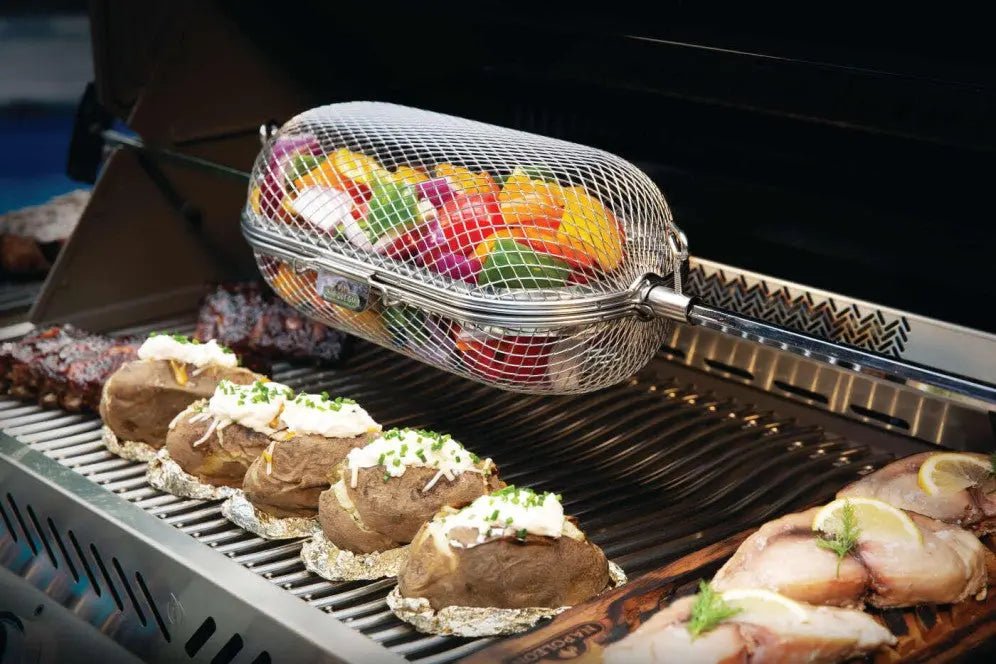 Napoleon Rotisserie Grill Basket - 64000 - by Napoleon | Buy at Agent BBQ