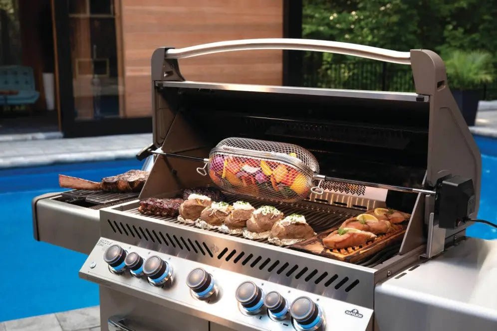 Napoleon Rotisserie Grill Basket - 64000 - by Napoleon | Buy at Agent BBQ
