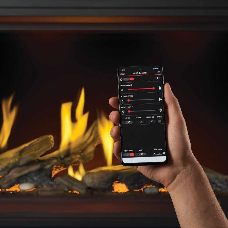 Napoleon Tall Vector 50" Linear Direct Vent Gas Fireplace | TLV50N - by Napoleon | Buy at Agent BBQ
