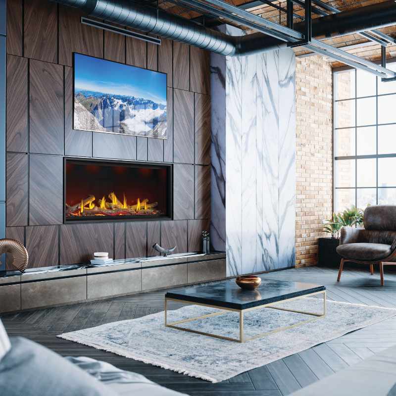 Napoleon Tall Vector 62" Linear Direct Vent Gas Fireplace | TLV62N - by Napoleon | Buy at Agent BBQ