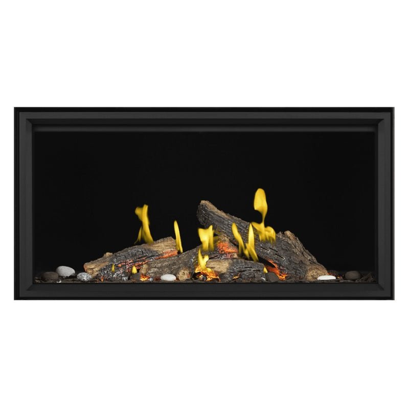 Napoleon Tall Vector with Luminous Logs 50" Direct Vent Linear Gas Fireplace - by Napoleon | Buy at Agent BBQ