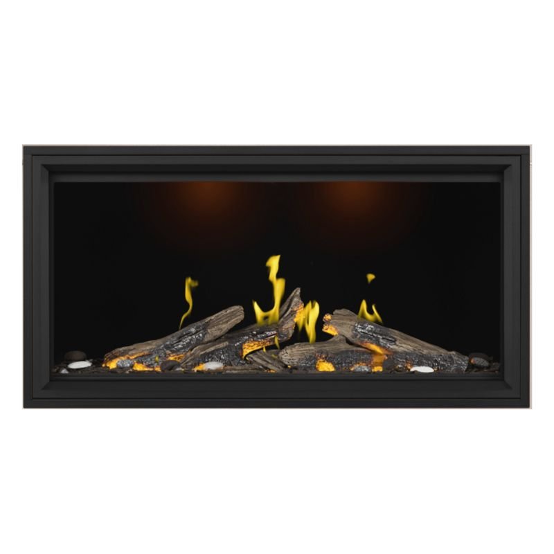 Napoleon Tall Vector with Luminous Logs 50" Direct Vent Linear Gas Fireplace - by Napoleon | Buy at Agent BBQ