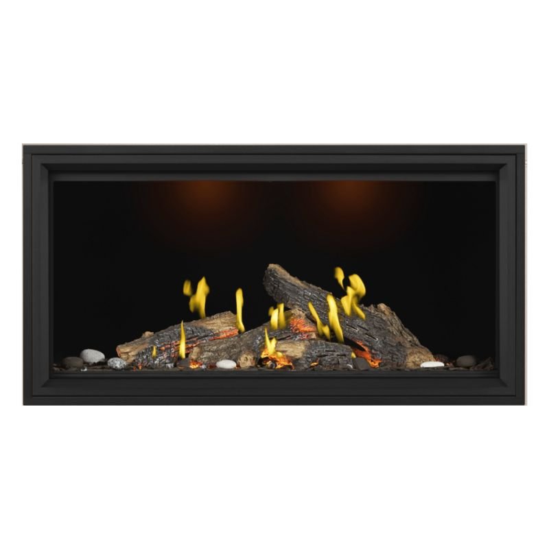 Napoleon Tall Vector with Luminous Logs 50" Direct Vent Linear Gas Fireplace - by Napoleon | Buy at Agent BBQ