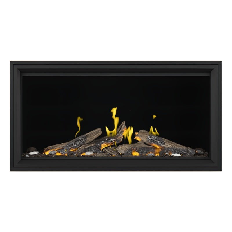 Napoleon Tall Vector with Luminous Logs 50" Direct Vent Linear Gas Fireplace - by Napoleon | Buy at Agent BBQ