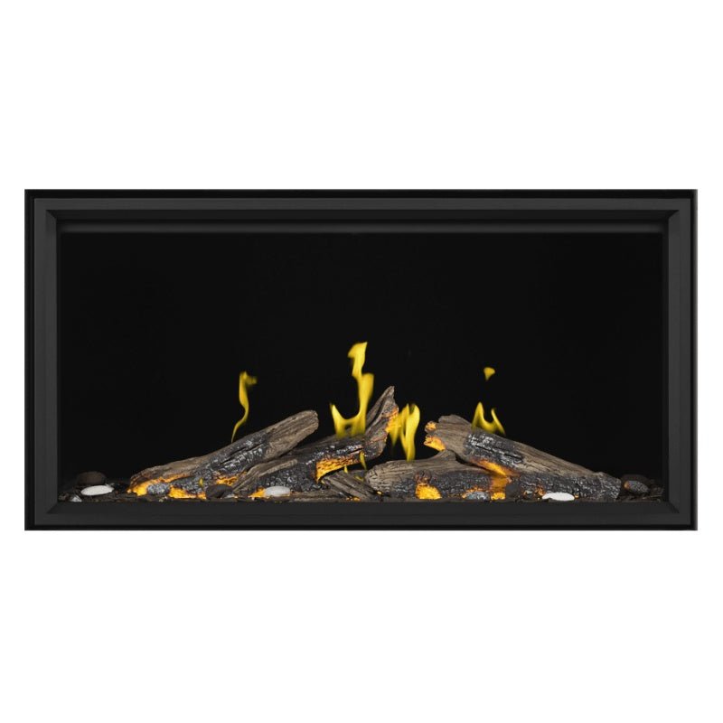 Napoleon Tall Vector with Luminous Logs 50" Direct Vent Linear Gas Fireplace - by Napoleon | Buy at Agent BBQ