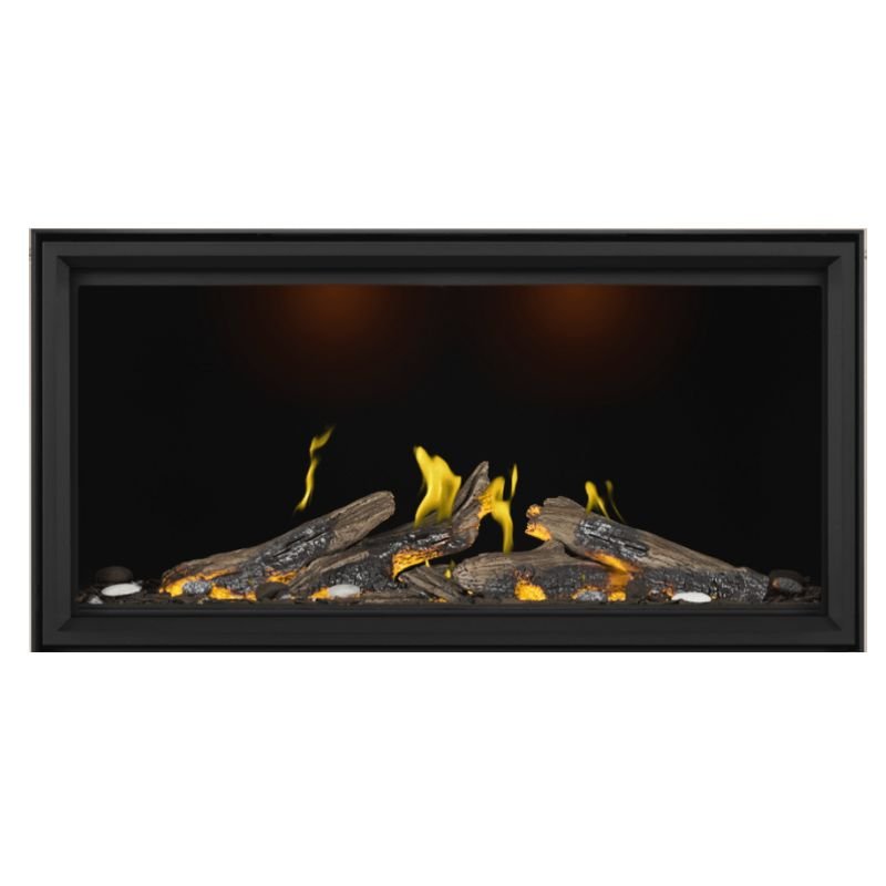 Napoleon Tall Vector with Luminous Logs 50" Direct Vent Linear Gas Fireplace - by Napoleon | Buy at Agent BBQ