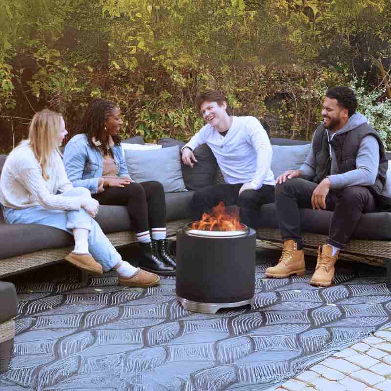 Napoleon Timberwolf 18" Stainless Steel Smokeless Wood Burning Fire Pit - NWFPMTI - SS - Fire Pit by Napoleon | Buy at Agent BBQ