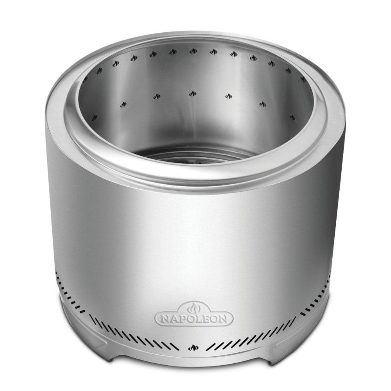 Napoleon Timberwolf 22" Stainless Steel Smokeless Wood Burning Fire Pit - NWFPLTI - SS - Fire Pit by Napoleon | Buy at Agent BBQ