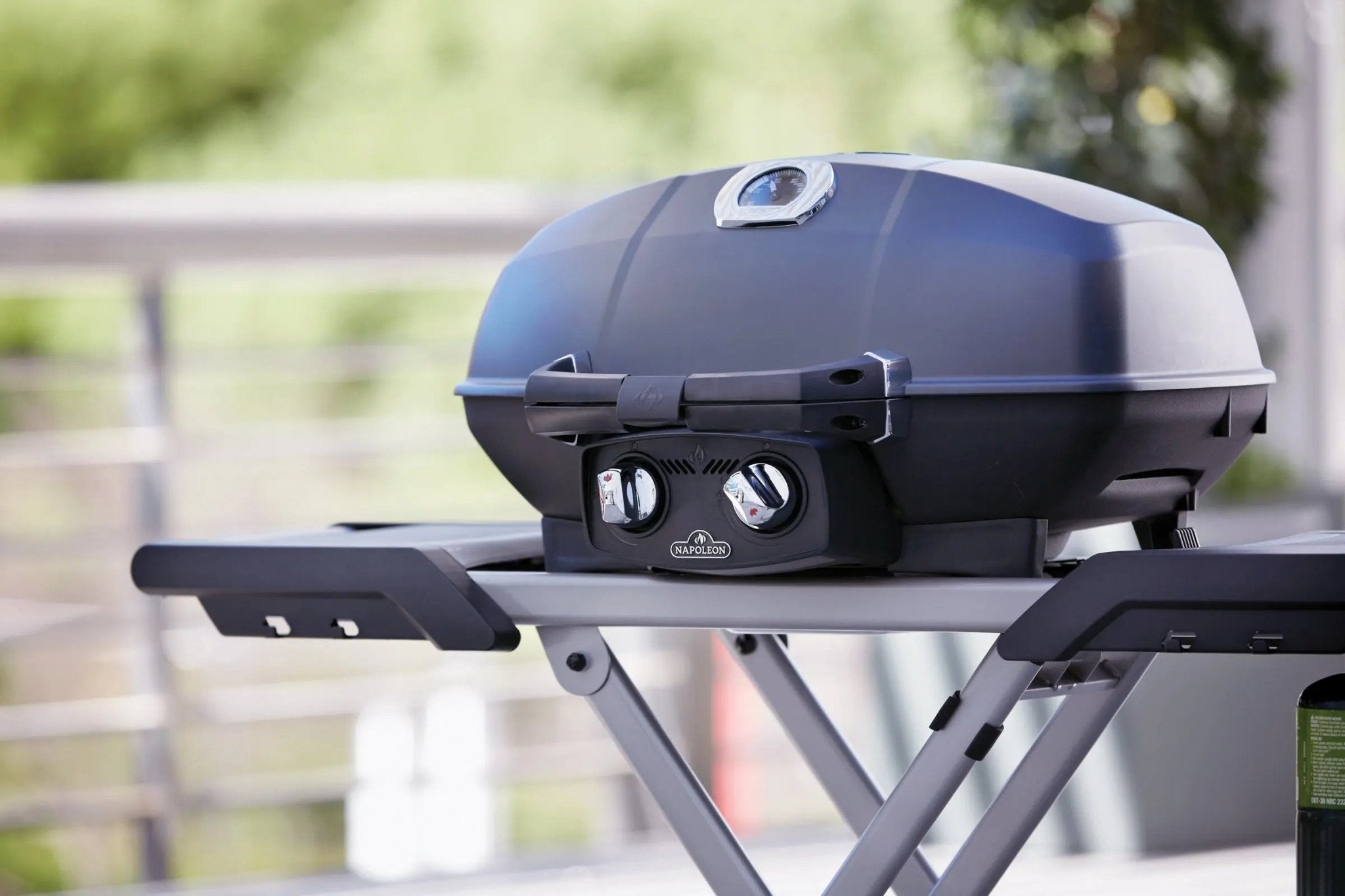 Napoleon TravelQ PRO 285X Portable Propane Gas Grill (Black) with Scissor Cart - PRO285X - BK - Gas Grills by Napoleon | Buy at Agent BBQ